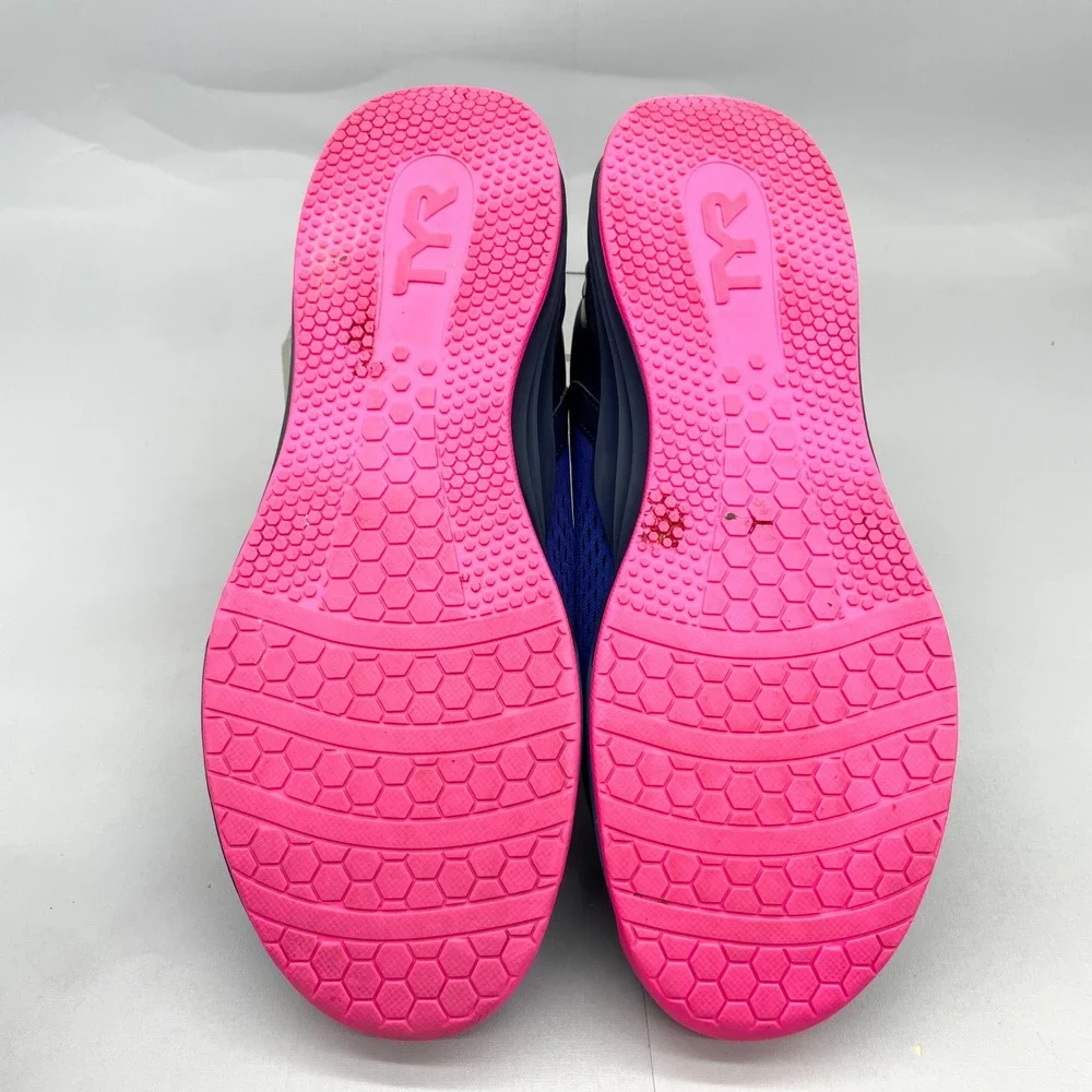 TYR CXT-1 Trainer Mens 10.5 Blue Pink Athletic Gym Shoes Sneakers CrossFit HIIT - Picture 10 of 11